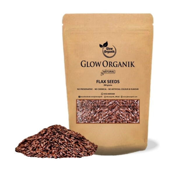 100% Natural Flax Seeds – Premium Whole Alsi Seeds, Raw & Fiber-Rich