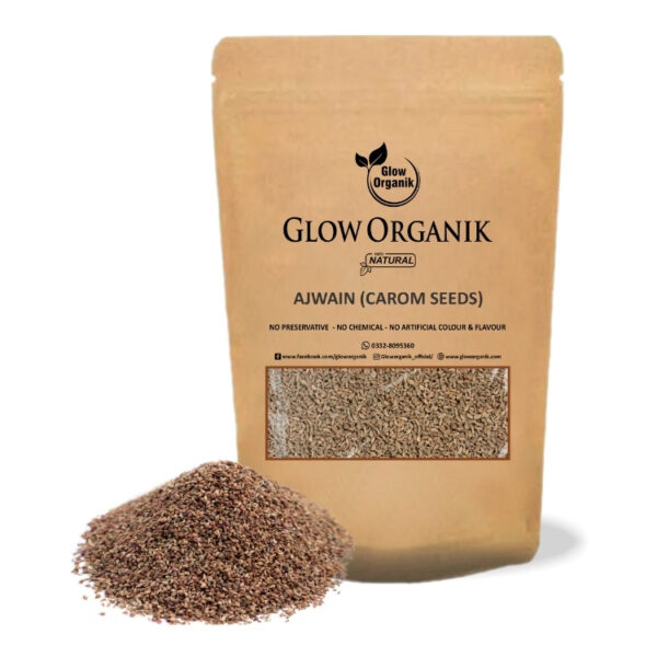 100% Natural Carom Seeds (Ajwain) – Premium Whole Spice, No Preservatives